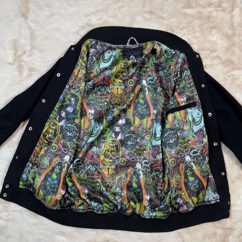 Mishka Lamour Bomber Varsity Jacket Men’s Sz Small